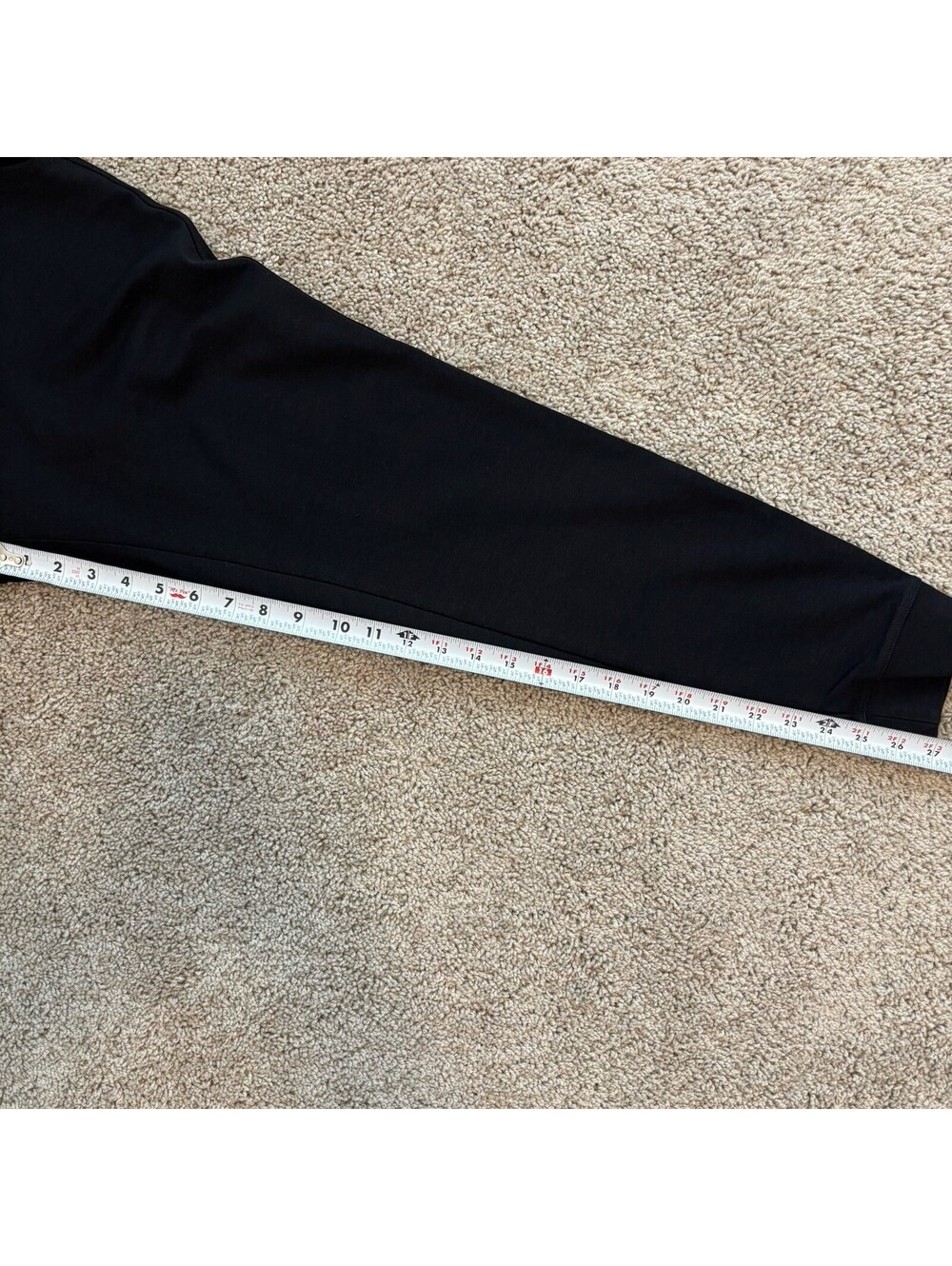 American Giant Jogger Sweatpants Mens Small Black Drawstring Tapered USA Made - Picture 6 of 6